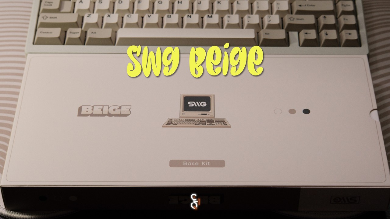 SWG Beige Keycaps Unbox Review | Matrix Corsa x SWK Yang Typing Sound