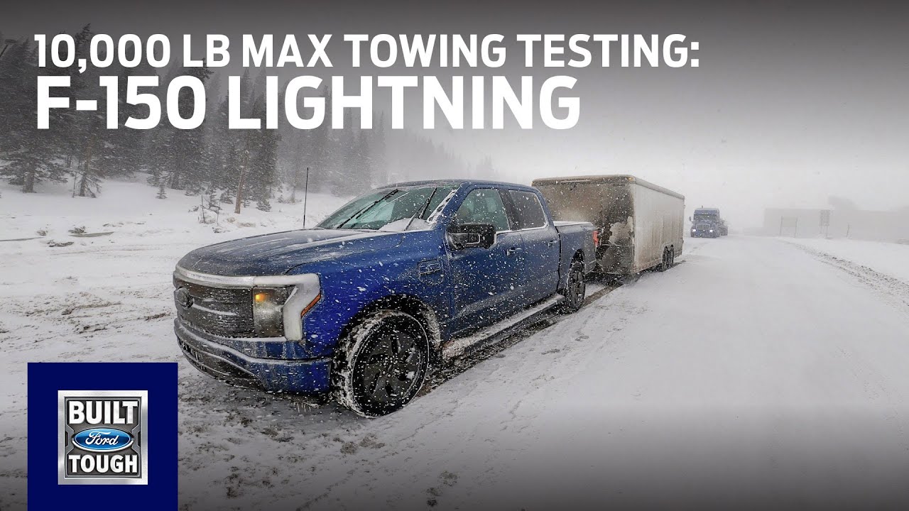 F-150 Lightning: 10,000 LB Max Towing Testing | Built Ford Tough | Ford