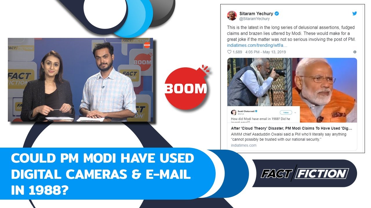 Fact Vs Fiction: Could PM Modi Have Used Digital Cameras & E-Mail In 1988? | Fake News Alert | BOOM