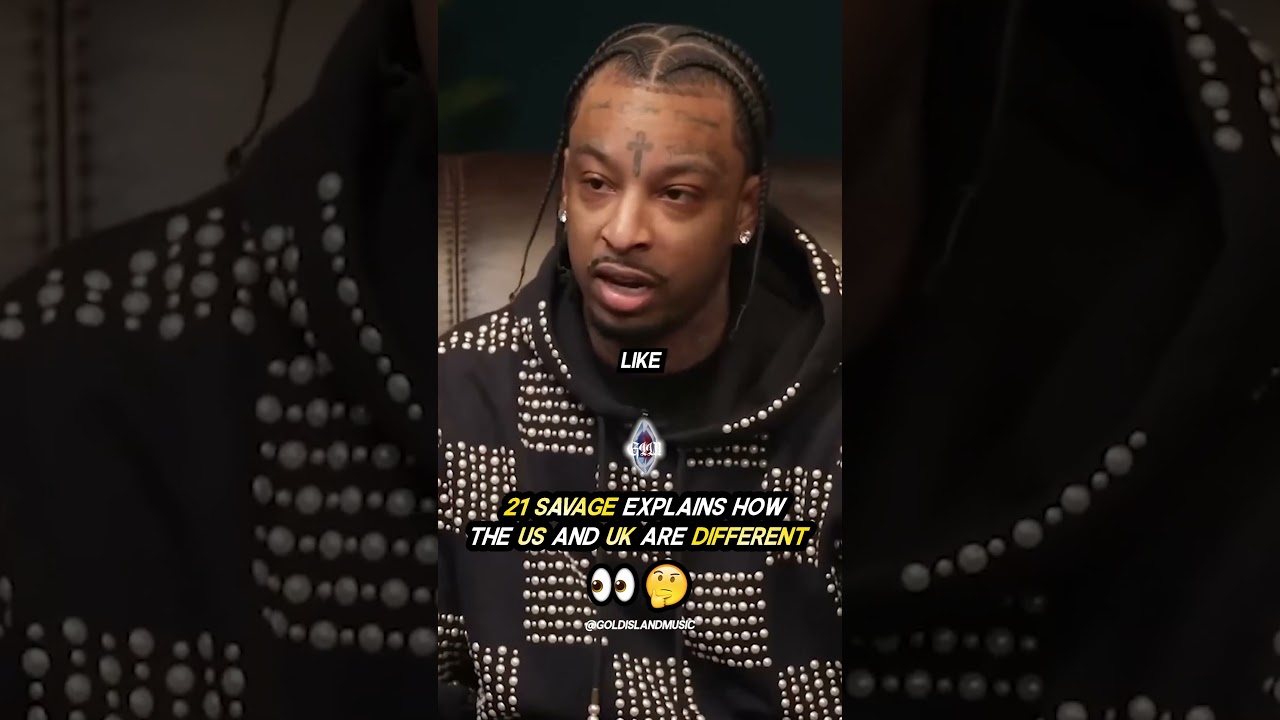 21 Savage EXPLAINS how the US and UK are DIFFERENT 👀🤔