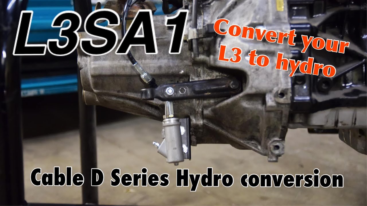 Cable to Hydro Conversion for FWD Cable L3 D Series transmission.