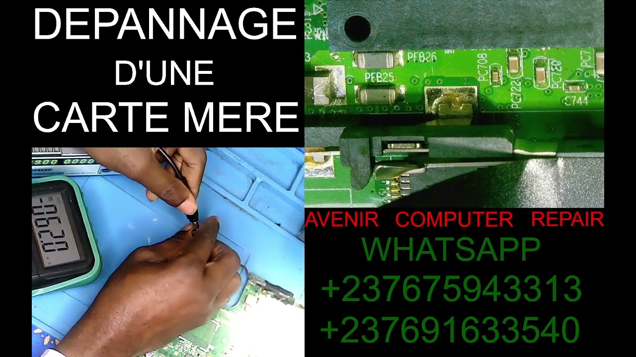 Dépannage d'un problème d'alimentation sur une carte mère laptop (ordinateur portable)