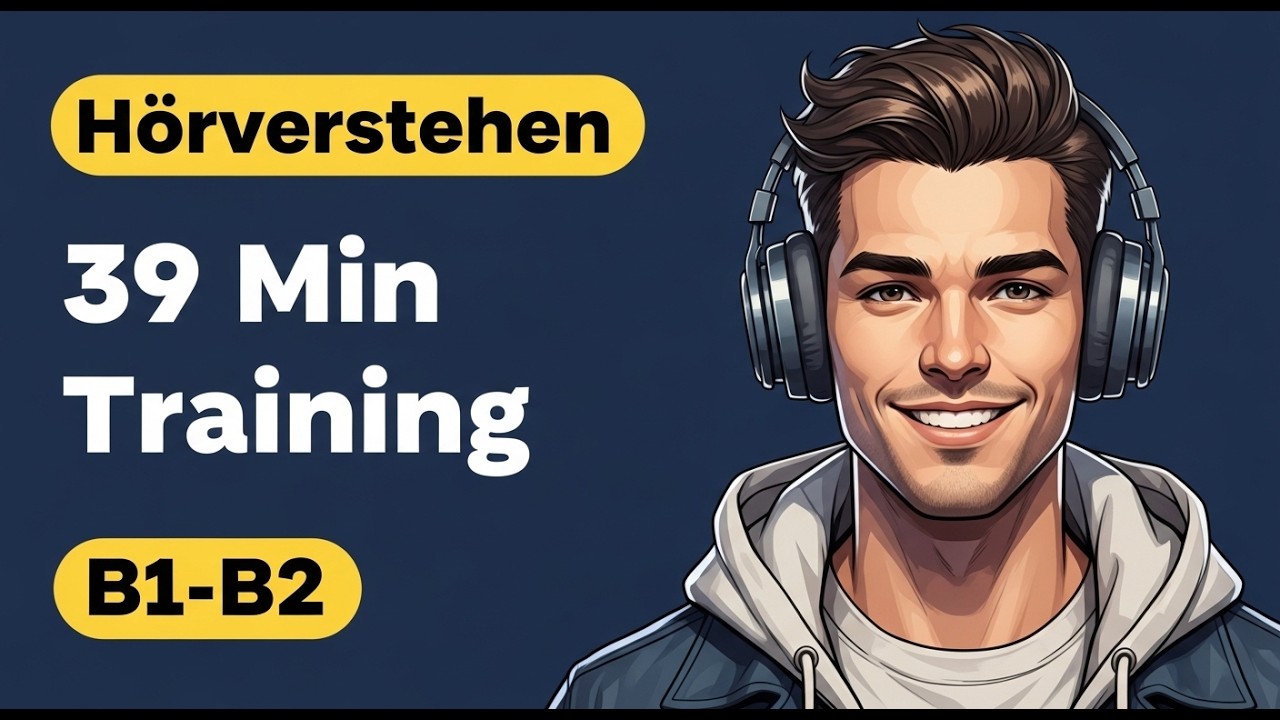 39 Minuten Training für besseres Hörverstehen B1–B2 | Themen – Arztbesuch, Gesundheit, Symptome