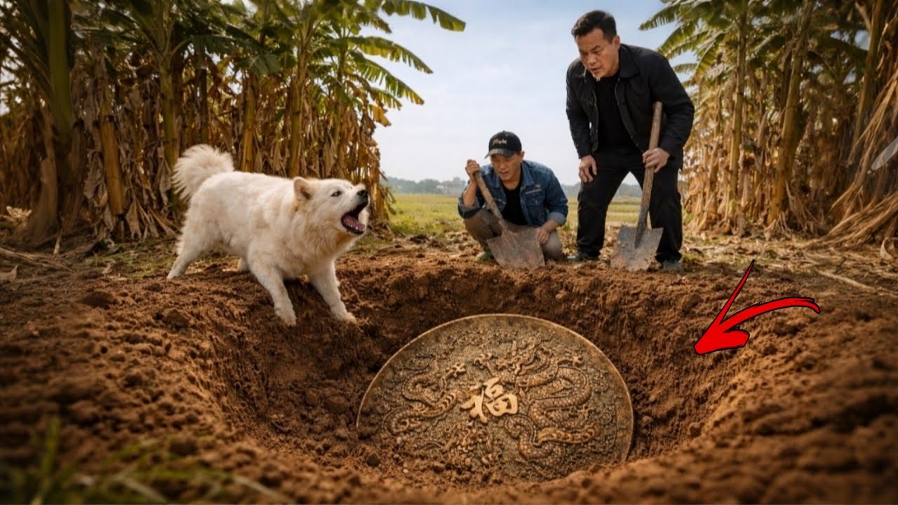 Hốt Hoảng Chó Trắng Trên Mảnh Đất Lưu Hậu Giải Mã Giấc Mơ Tướng Quân Đã Tìm Thấy Đĩa Rồng Cổ Kỳ Lạ!