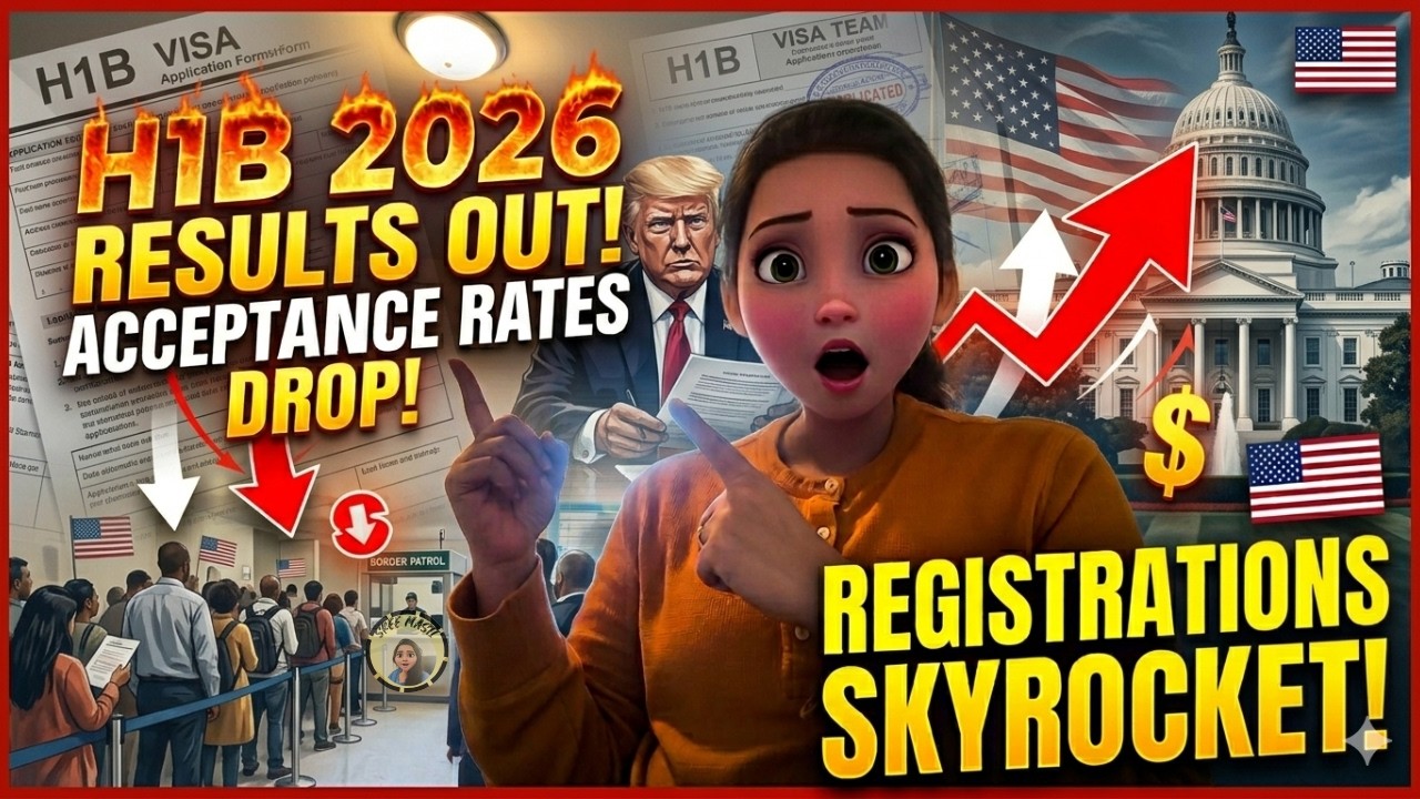 🚨H1B 2026 Results Out! Shocking Drop in Acceptance? | H1B Results Out! |#sreemasti #h1bvisa