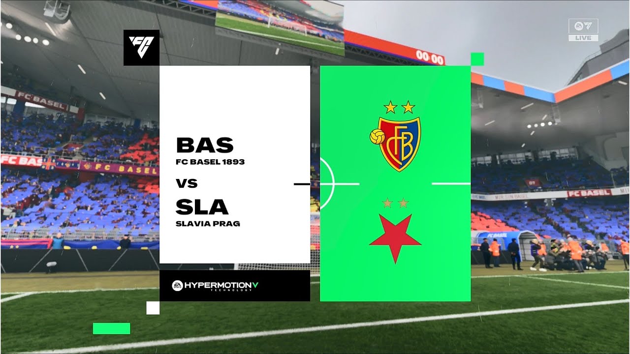 EA Sports ФК 26 | ФК Базель vs Славия Прага - Клубный товарищеский матч | Геймплей для PS5