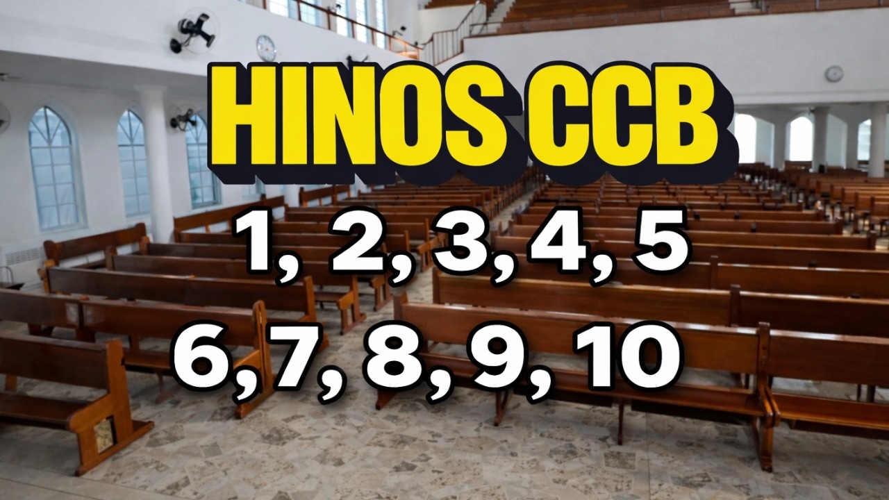 HINOS CCB – Hinário do 01 ao 10 | com Letras  #hinosccb #ccb #congregacaocristanobrasil