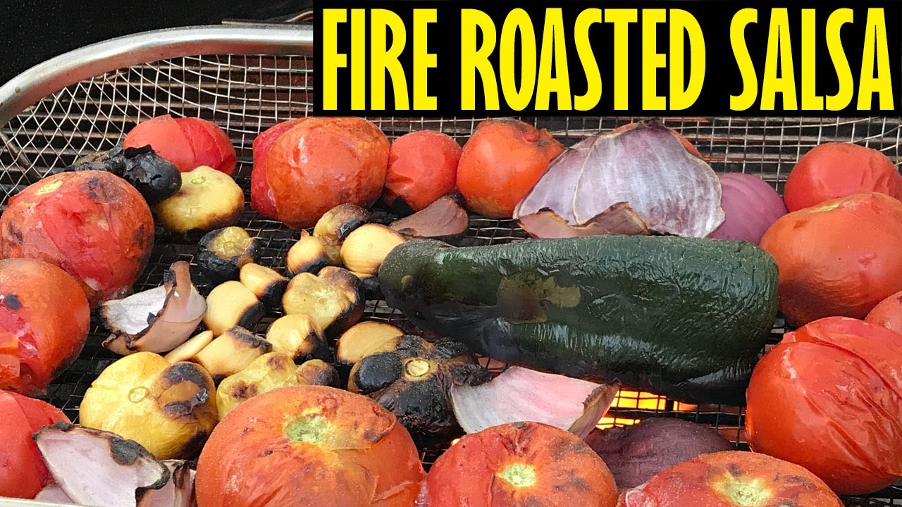Fire Roasted Salsa On The Weber Kettle