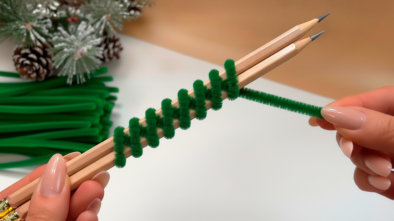How Beautiful!😍 It's very EASY to do using just 2 Pencils💰 A Handmade GIFT Idea! DIY