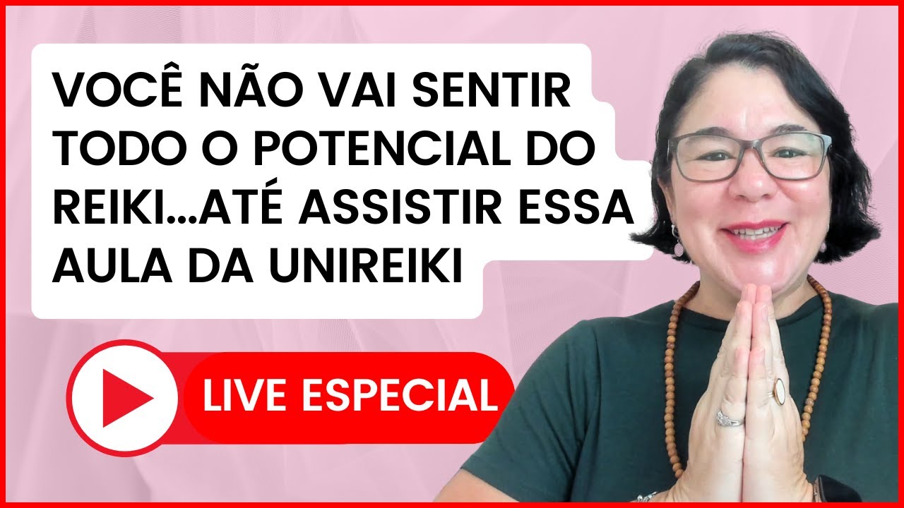 [LIVE ESPECIAL] VOCÊ NÃO VAI SENTIR TODO O POTENCIAL DO REIKI...ATÉ RESPIRAR ASSIM - Kátia Maciel
