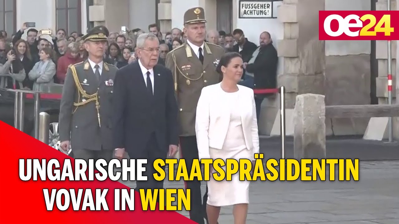 Ungarische Staatspräsidentin Vovak in Wien