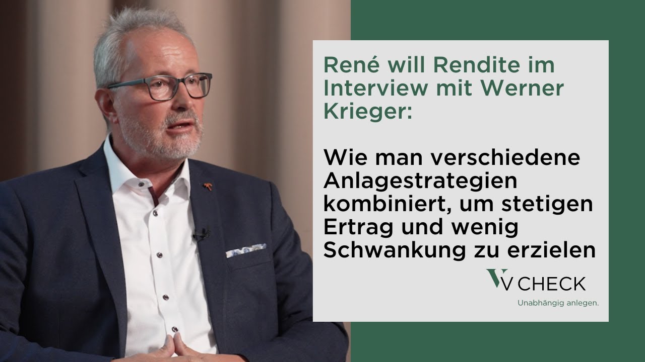 Wie man Anlagestrategien kombiniert, um stetigen Ertrag zu erzielen: Interview mit Werner Krieger