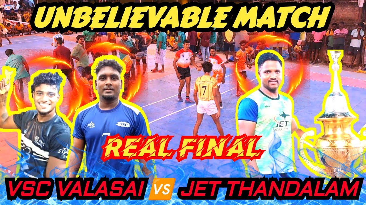 🔥BEST MATCH🔥VSC VALASAI VS JET THANDALAM @POZHICHALUR(17.01.24)|ANCIENT KABADDI|