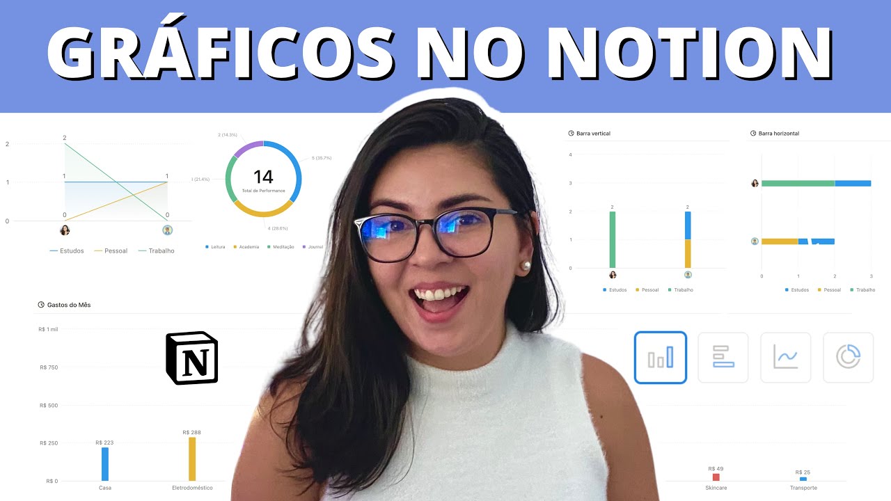 Finalmente podemos criar GRÁFICOS no Notion!