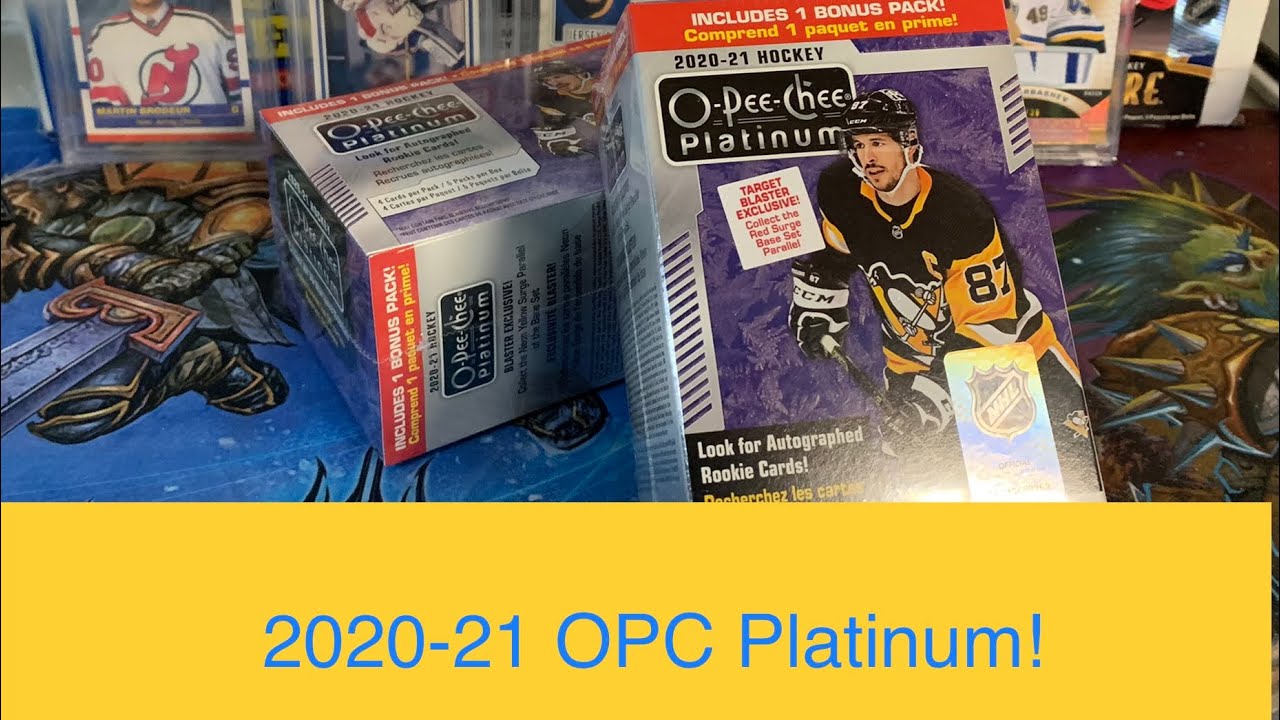 20-21 O-Pee-Chee Platinum Hockey Retail box break times 2!!