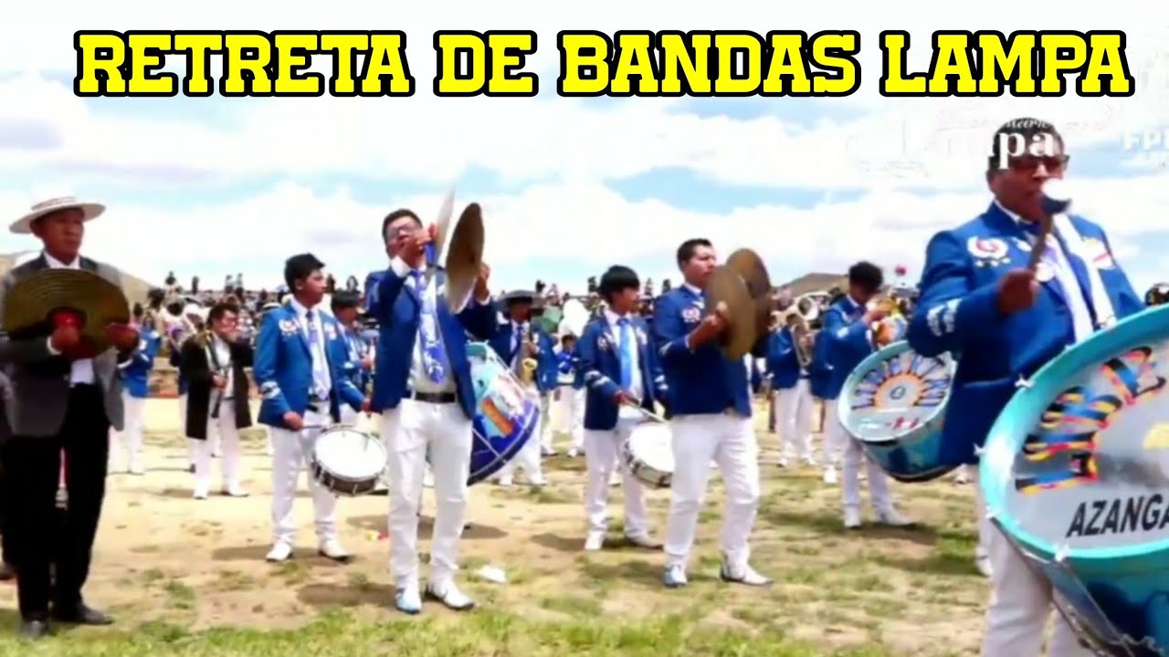 RETRETA DE BANDAS LAMPA 2025 PUNO PERU