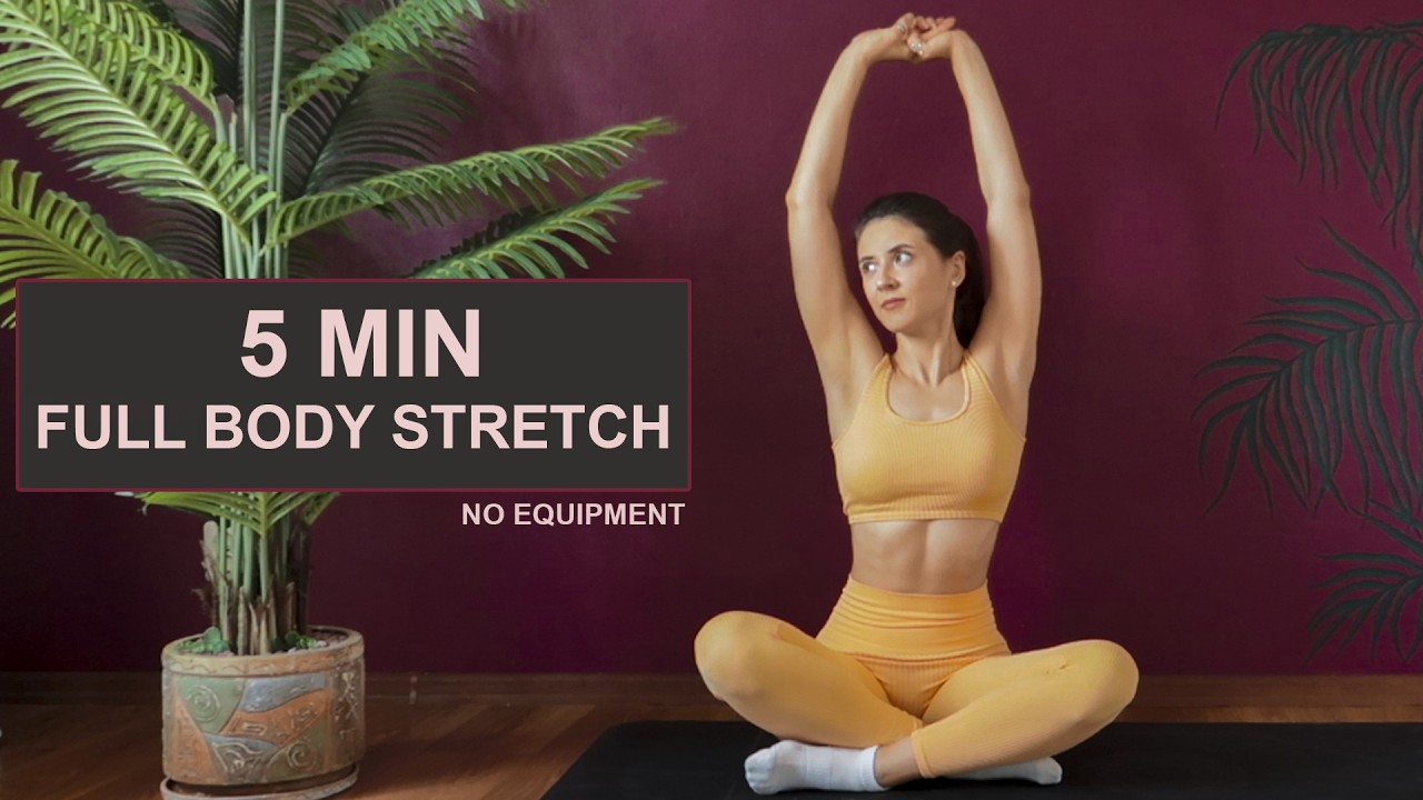 5 MIN FULL BODY STRETCH - for gentle relaxation