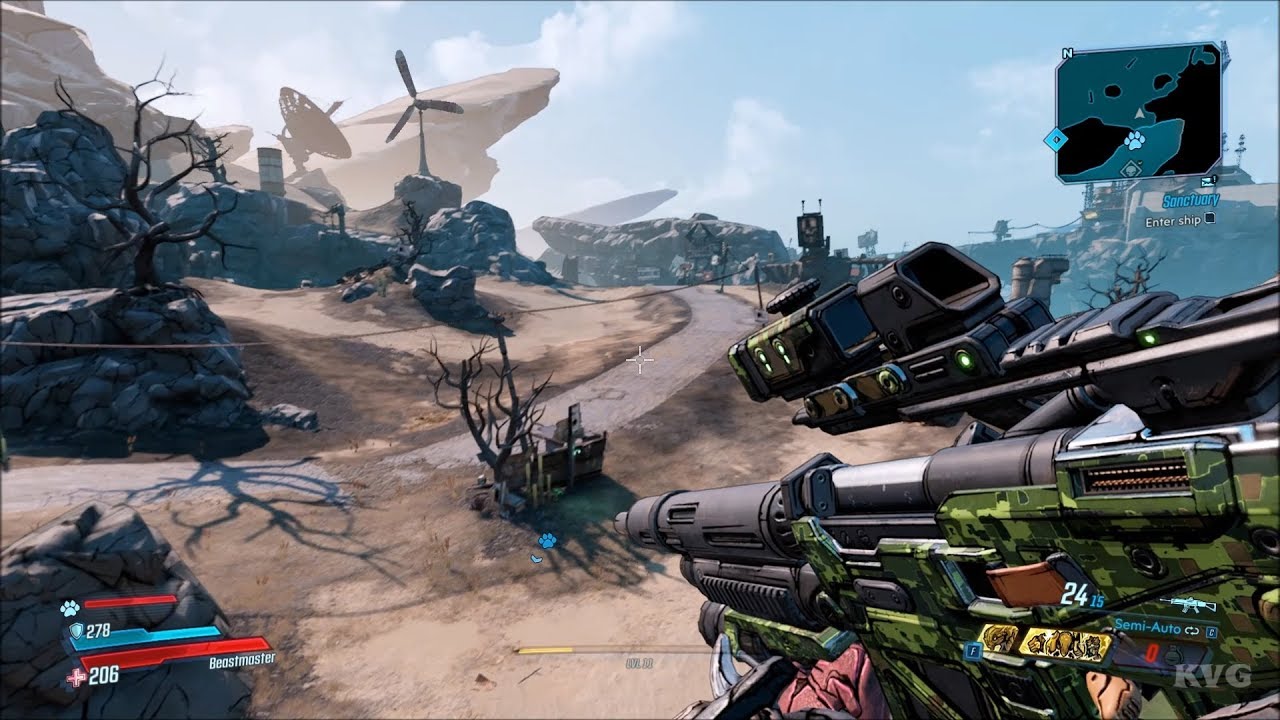Borderlands 3 - Ascension Bluff - Open World Free Roam Gameplay (PC HD) [1080p60FPS]