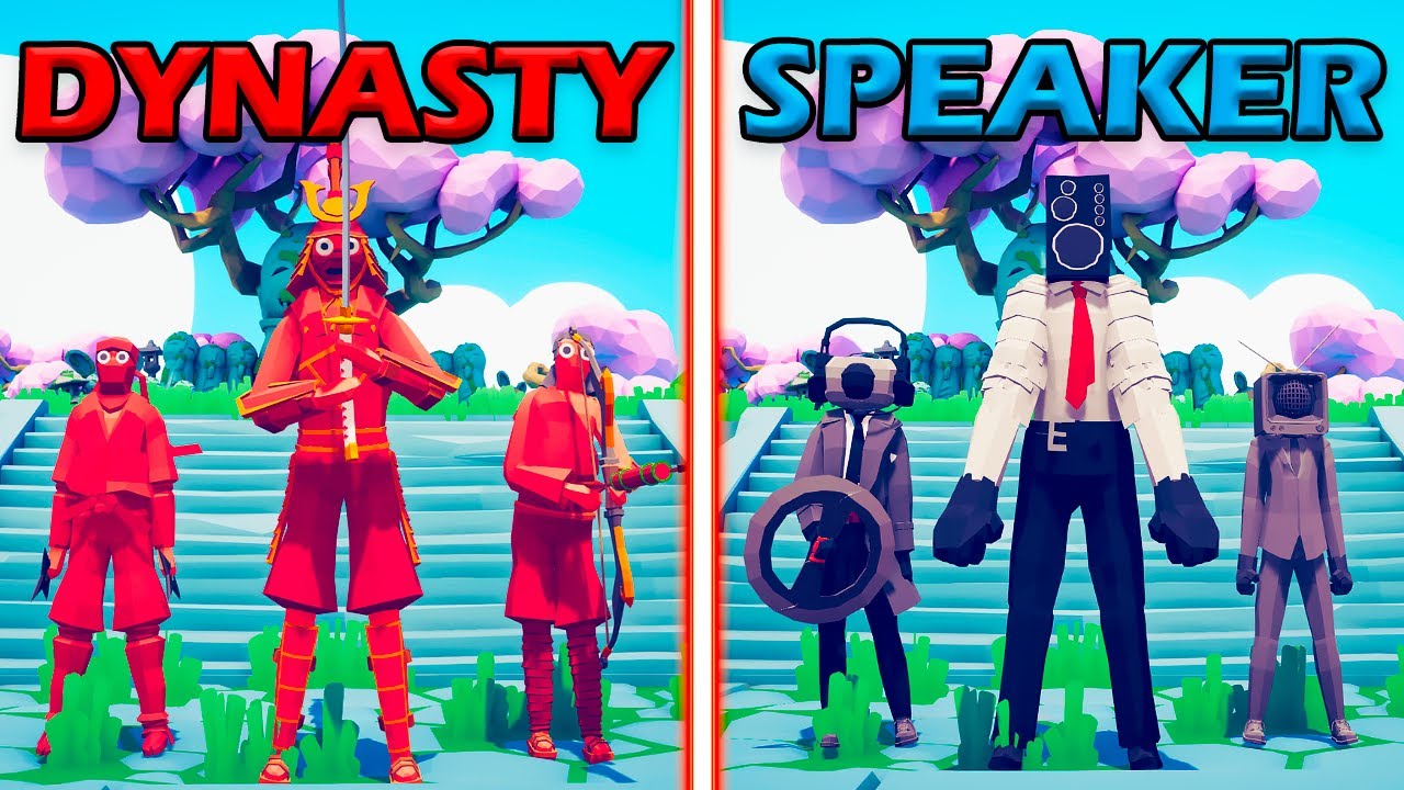 DYNASTY TEAM vs SPEAKERMAN TEAM - Totally Accurate Battle Simulator | TABS