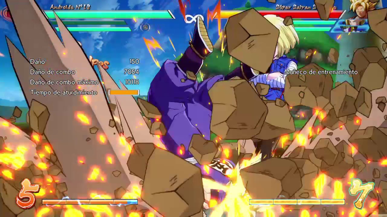 A18 ToD MIDSCREEN 0.5 Bars start | DBFZ