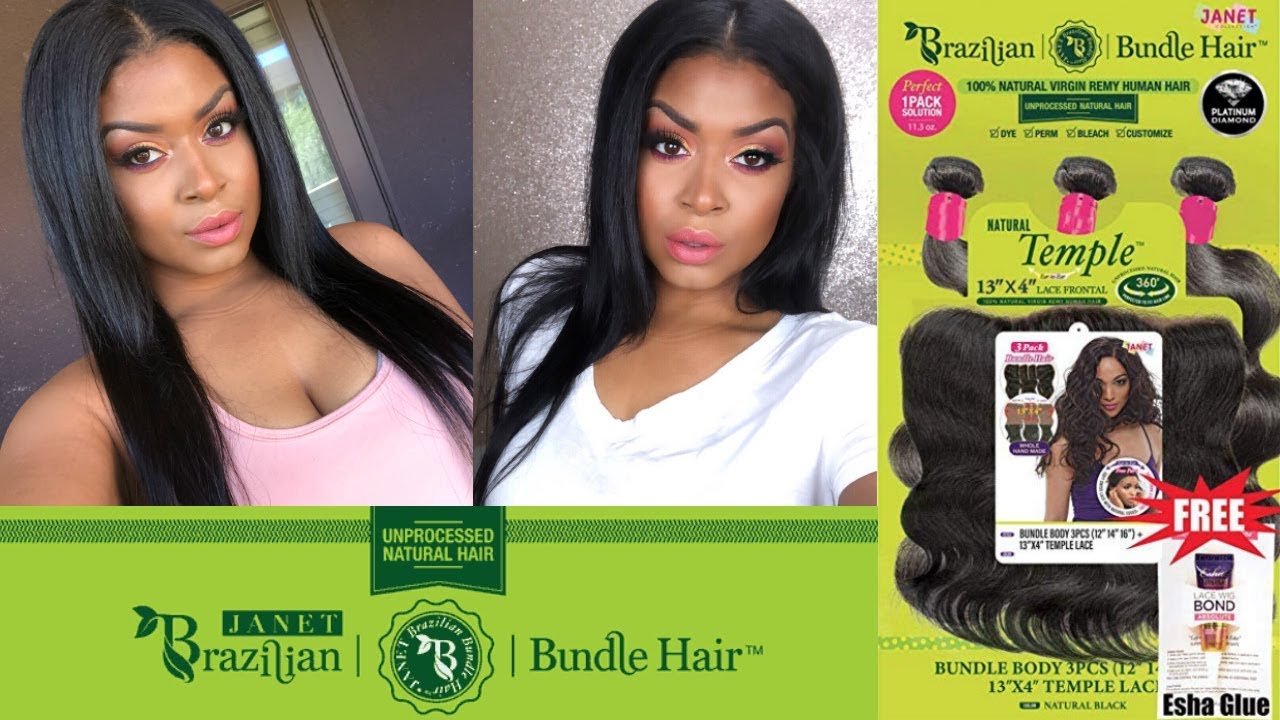 Janet Collection Brazilian Bundles with closure | 1pack solution