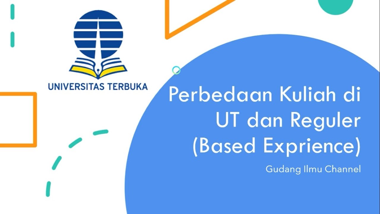 MAU KULIAH DI UT?  TONTON VIDEO INI : Perbedaan Kuliah di UT dengan Kuliah Reguler