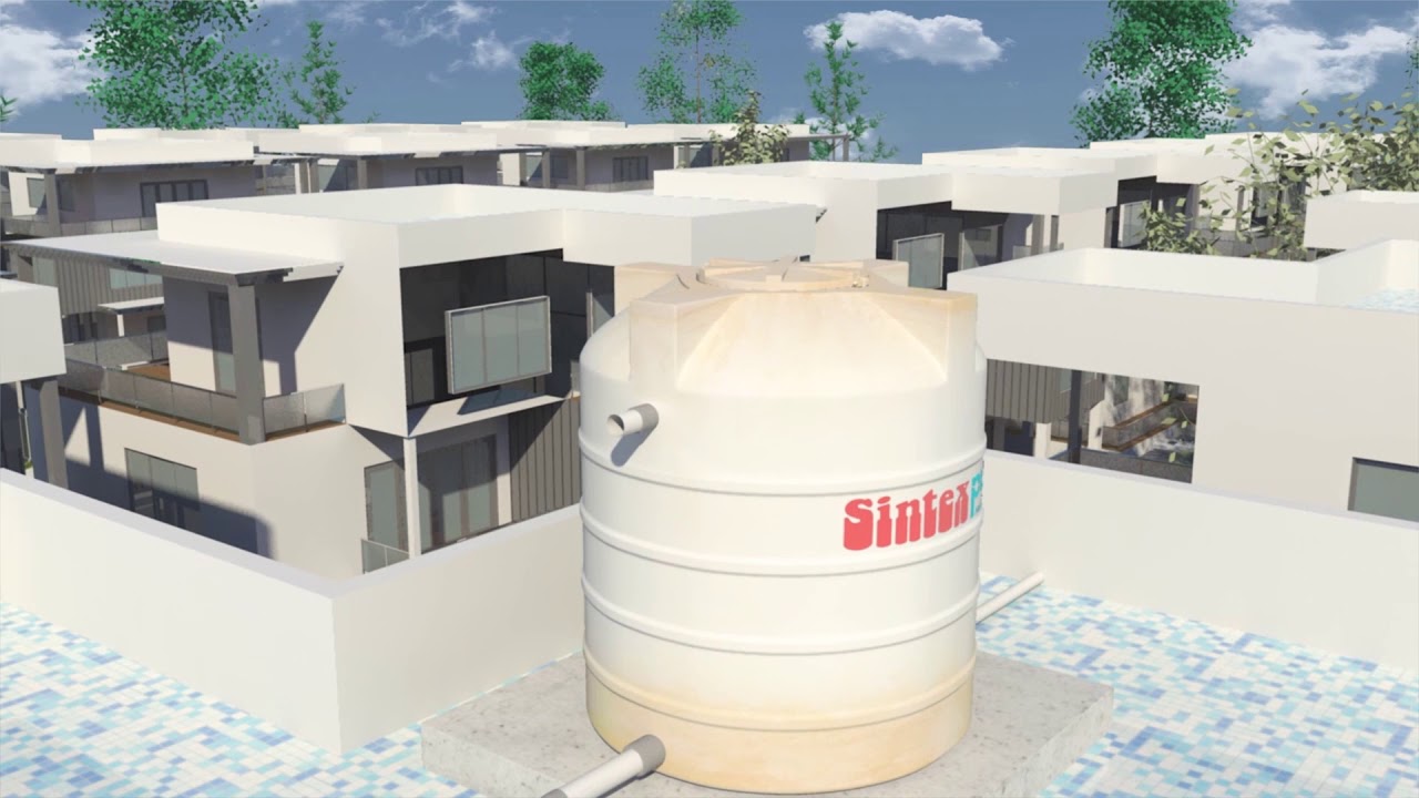 Sintex Water Tank Cleaning Animation by Red Motion