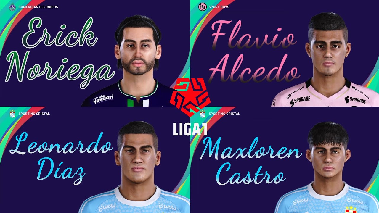 Erick Noriega | Flavio Alcedo | Leonardo Díaz | Maxloren Castro - eFootball PES
