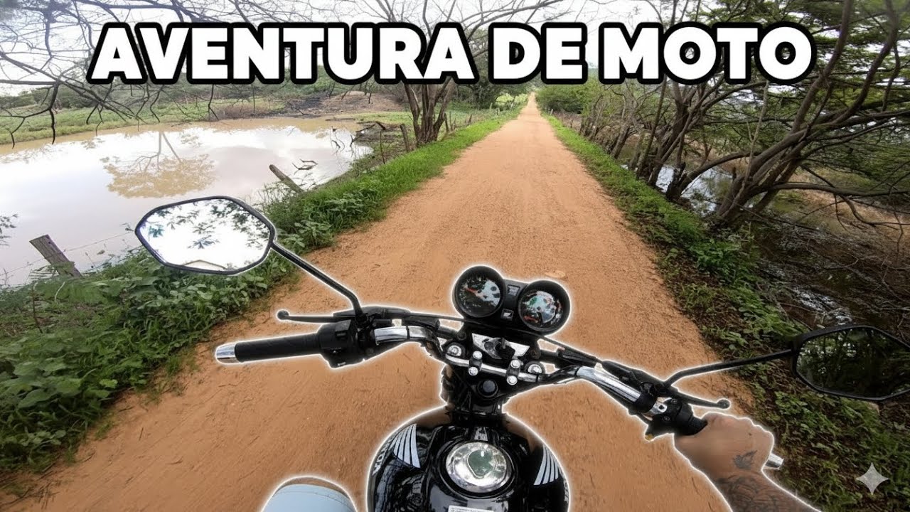 Aventura na Roça de moto