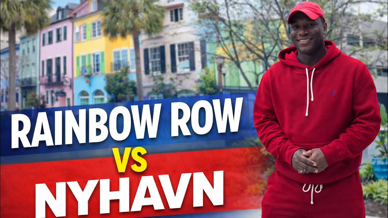 Rainbow Row Charleston 🇺🇸 | America’s Answer to Nyhavn, Denmark