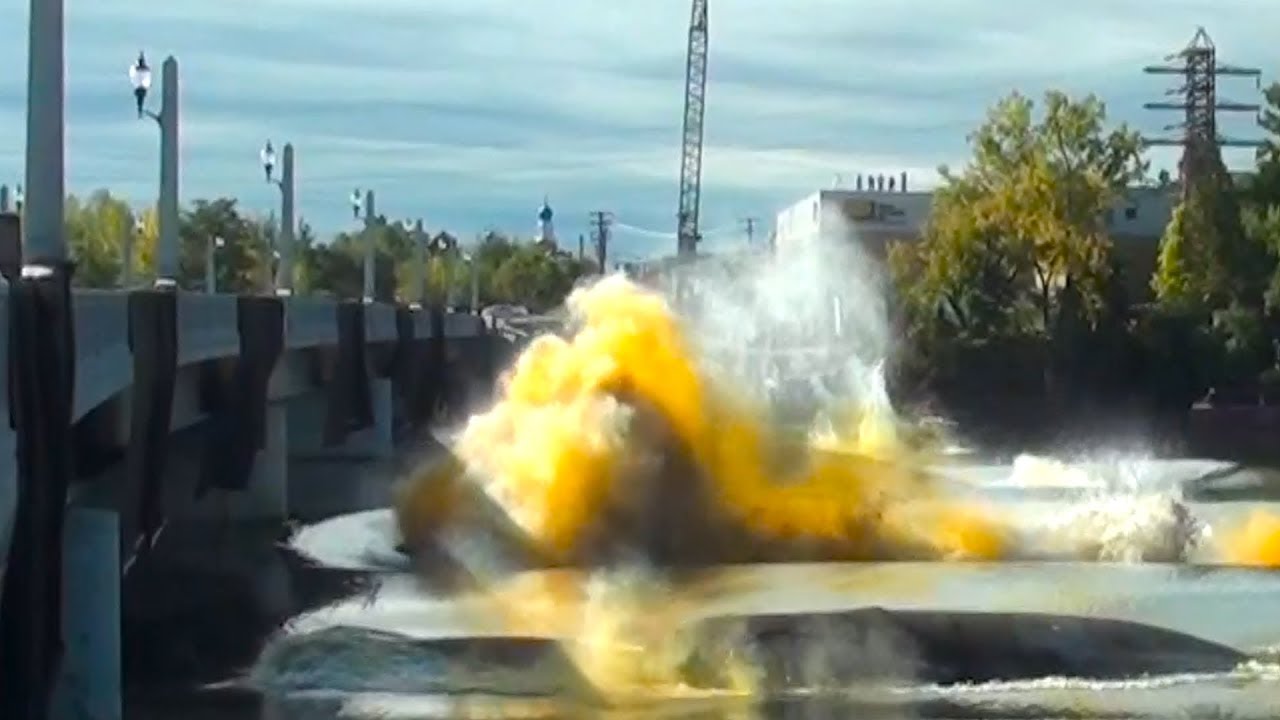 Cohoes-Waterford (NYS Route 32) Bridge Piers  - Controlled Demolition, Inc.