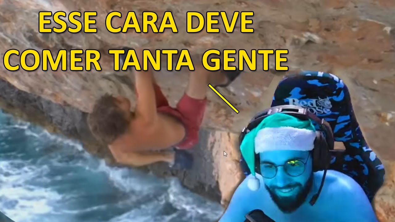 SMZINHO REAGINDO A ESCALADA MAIS ESPETACULAR DO MUNDO