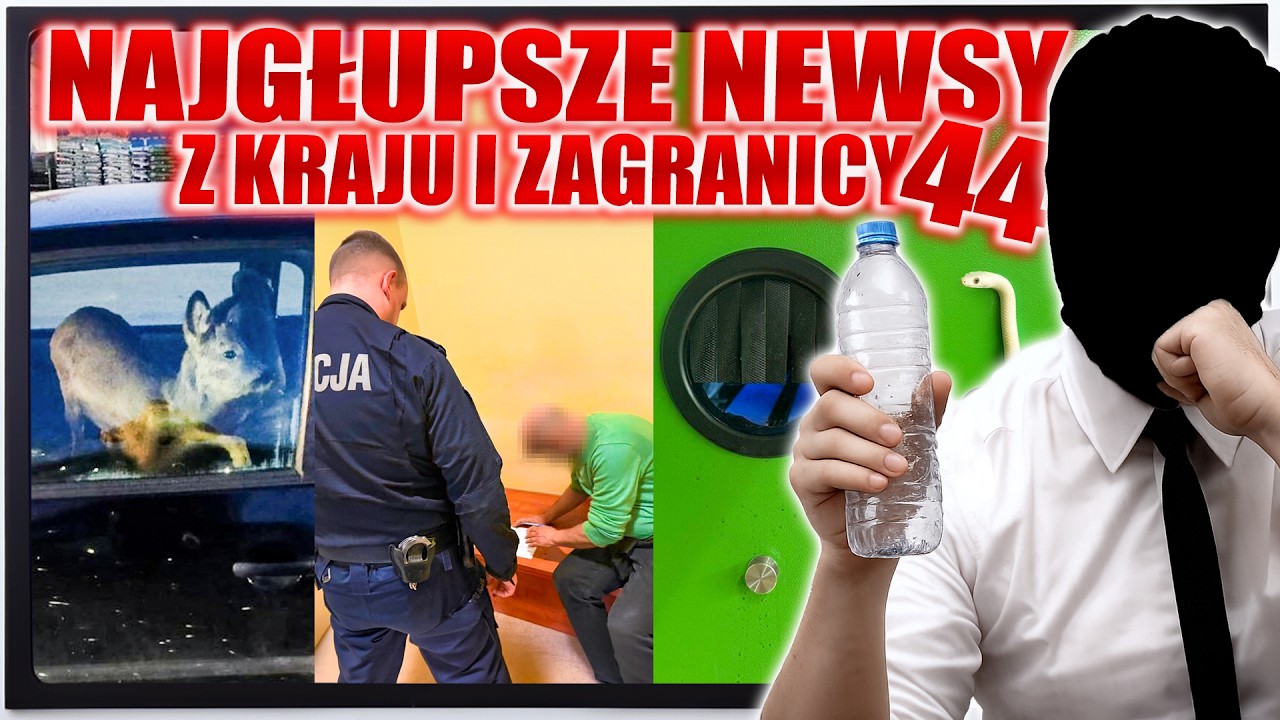 Aresztowania pod butelkomatami | Najgłupsze Newsy 44