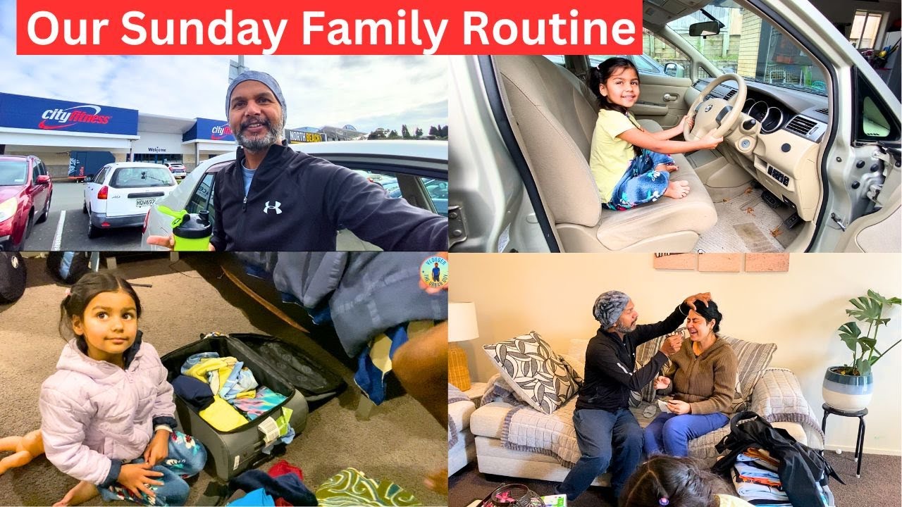 Our Sunday Family Day Routine and Mani's Scary Covid Test 😆 || THE URBAN GUY