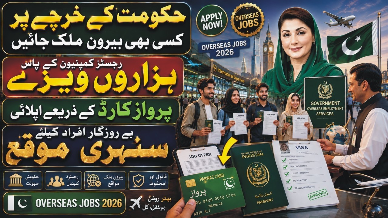 Parwaz Card 2026 Registered Recruitment Company List | How To Get Parwaz Card Overseas Jobs Offer