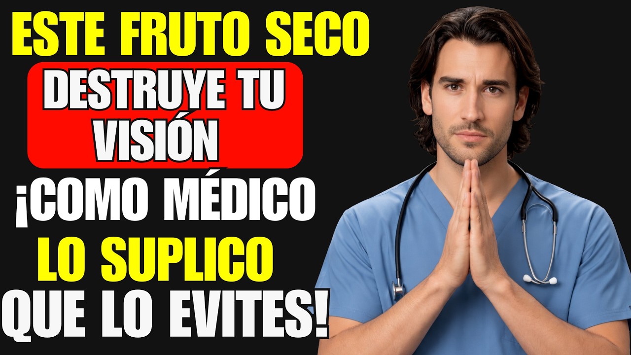 4 Frutos Secos que DAÑAN tus OJOS - y 4 Frutos Secos que lo PROTEGEN de las CATARATAS