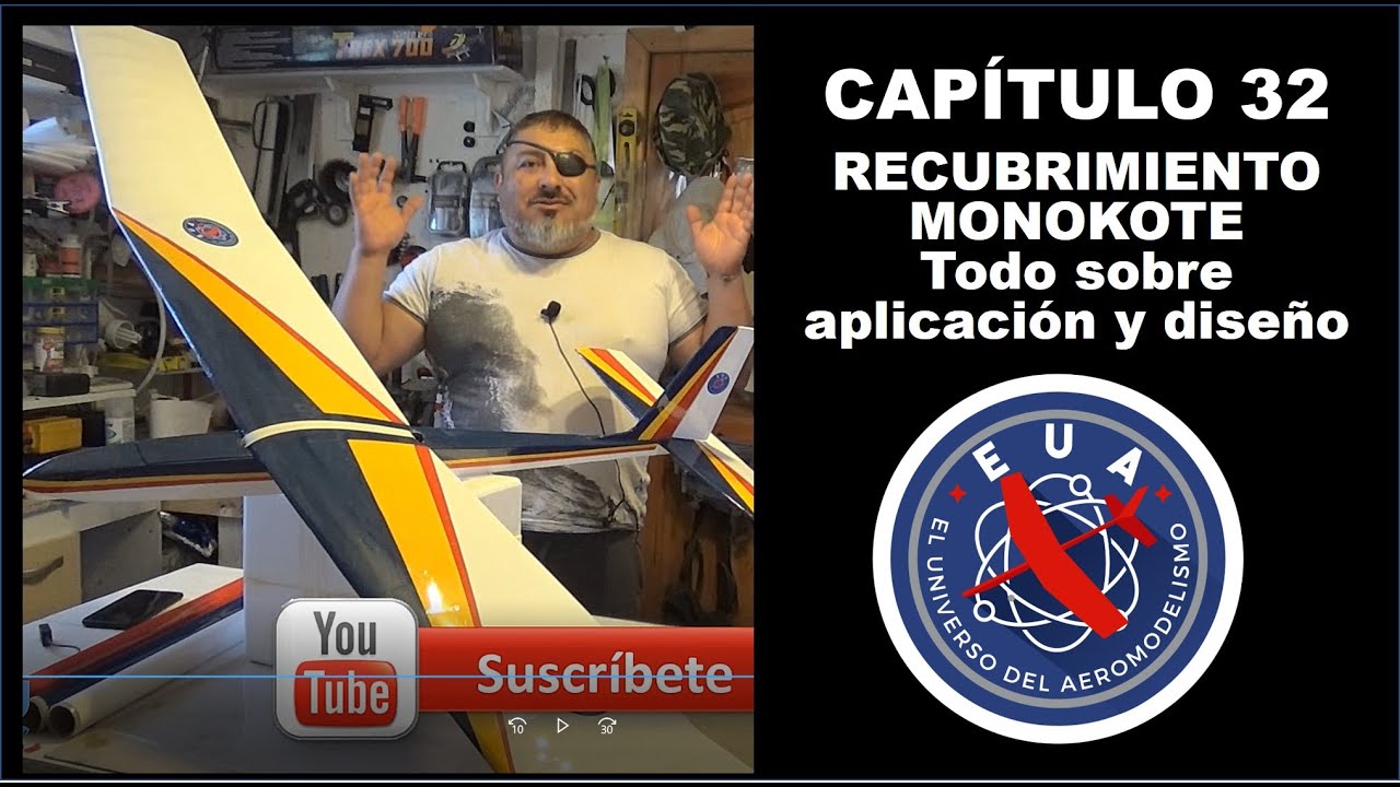Capítulo 32 MONOKOTE Todo sobre diseño y aplicación - El Universo del Aeromodelismo
