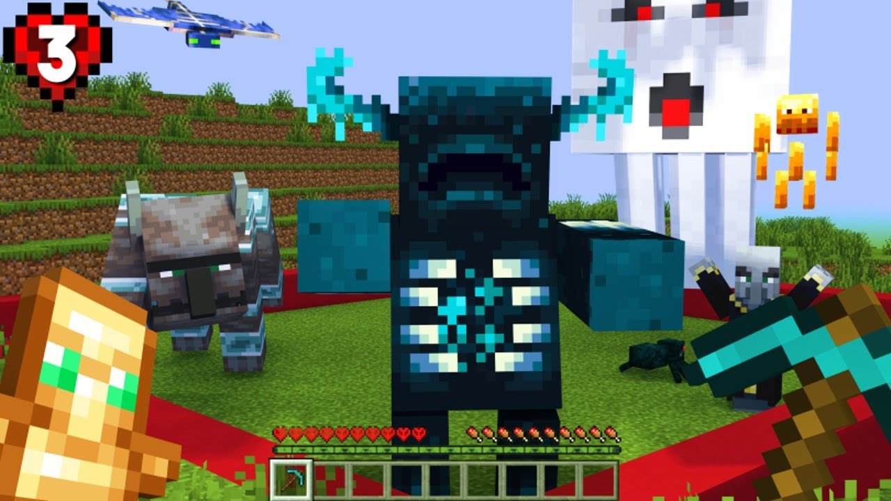 Я поймал ВСЕХ мобов в один кусок! | Minecraft Hardcore