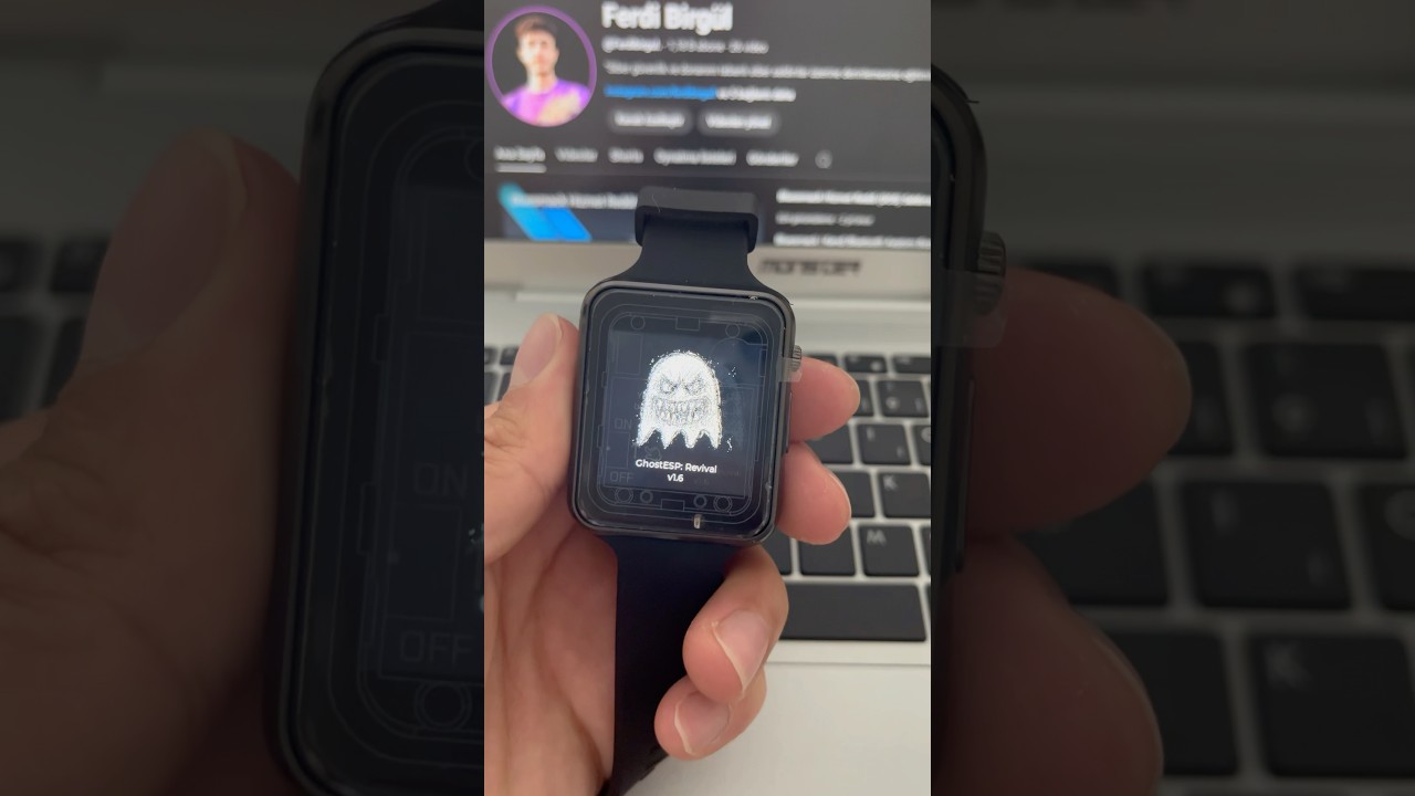 Lilygo T-whatch s3 ve ghost uyumu #hacker #siberg&uuml;venlik #flipperzero