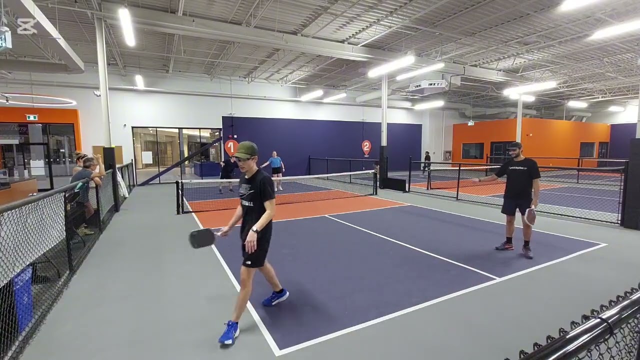 Sinead-Izzy vs Drew-Jonathan practice game 🏓🎾 @ PPxP.  #pickleball 