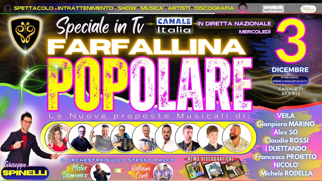 Cantando Ballando |  🎤 Edizioni Musicali Farfallina🎶 - Canale Italia