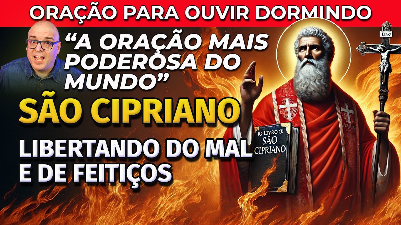 SÃO CIPRIANO: ORAÇÃO DE LIBERTAÇÃO PARA OUVIR DORMINDO