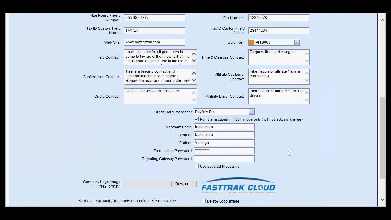Cloud Express - Mobile - Setup Credit Card Processing