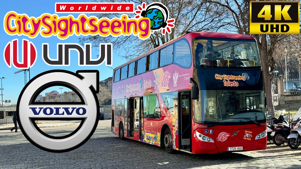 [Worldwide City Sightseeing Toledo: Alcázar to Mirador del Valle] UNVI Urbis Volvo B9TL Open Top Bus