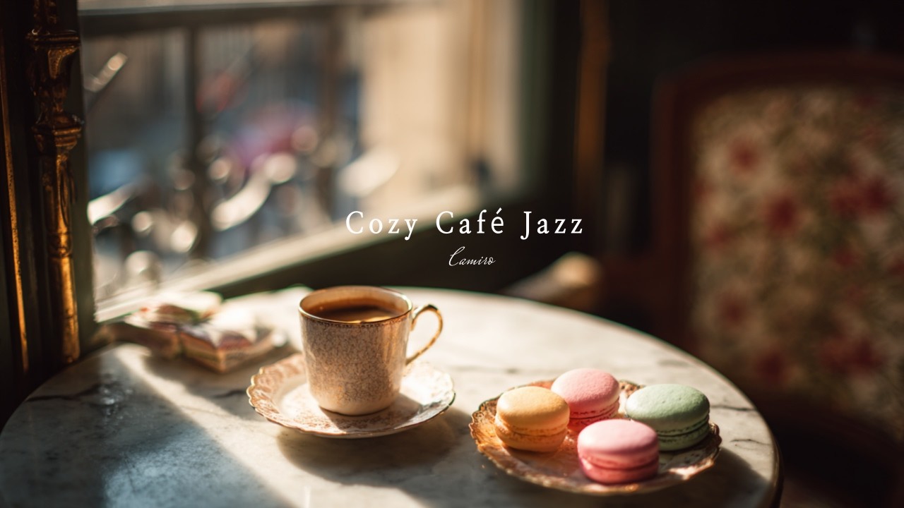 ☕ 햇살 속 조용한 파리 카페 재즈 | Soft Morning Paris Café Jazz for Study, Focus & Relaxation
