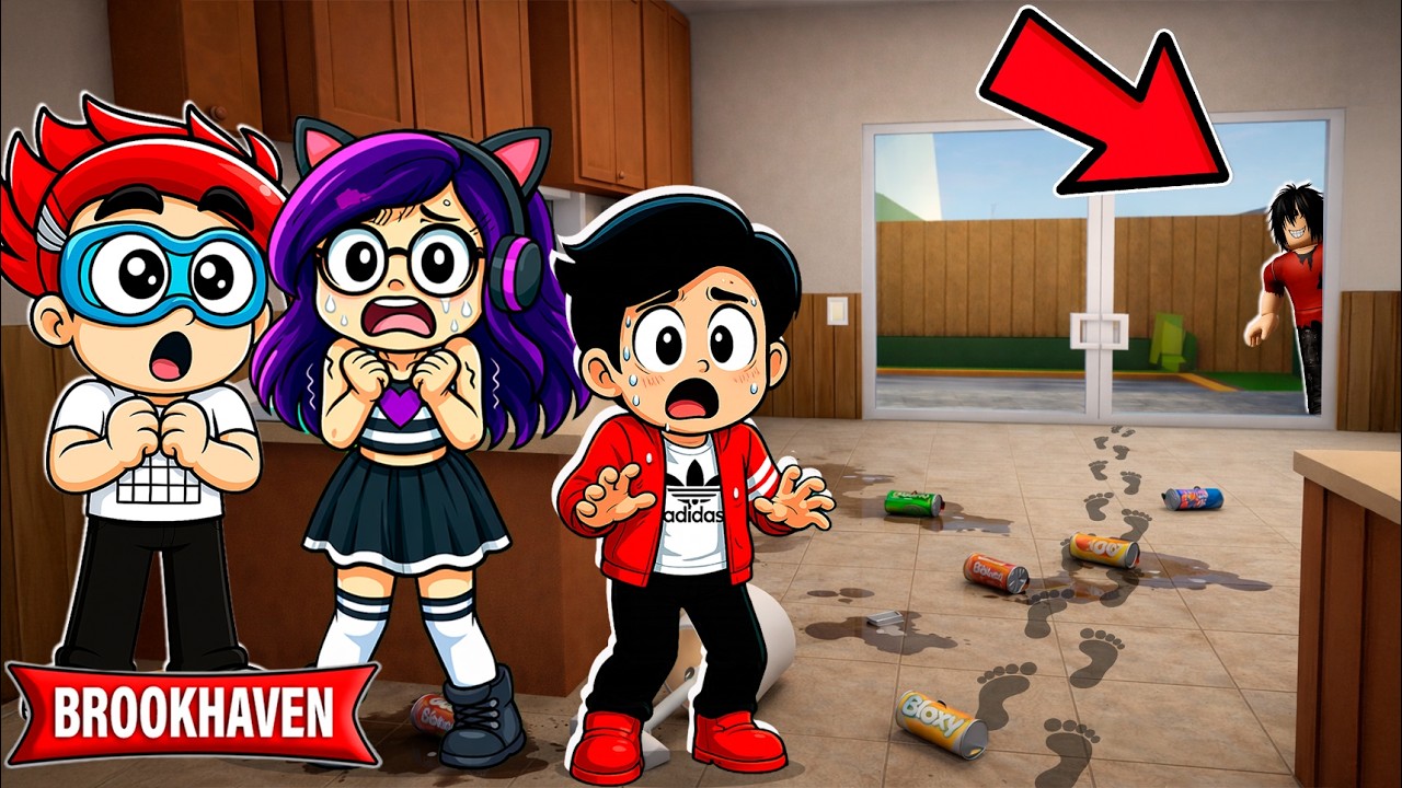 UN EXTRAÑO ENTRA A NUESTRA CASA en BROOKHAVEN ROBLOX | Kori