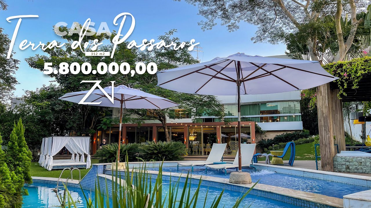 Casa à venda no 📍Terra dos Pássaros 1.000 m2 💰 R$ 5.800.000,00