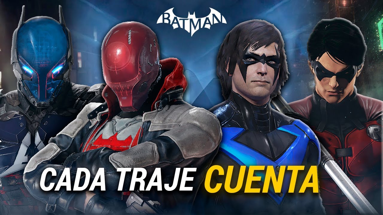 Evolución de los Trajes de la Batifamilia de Batman Arkham