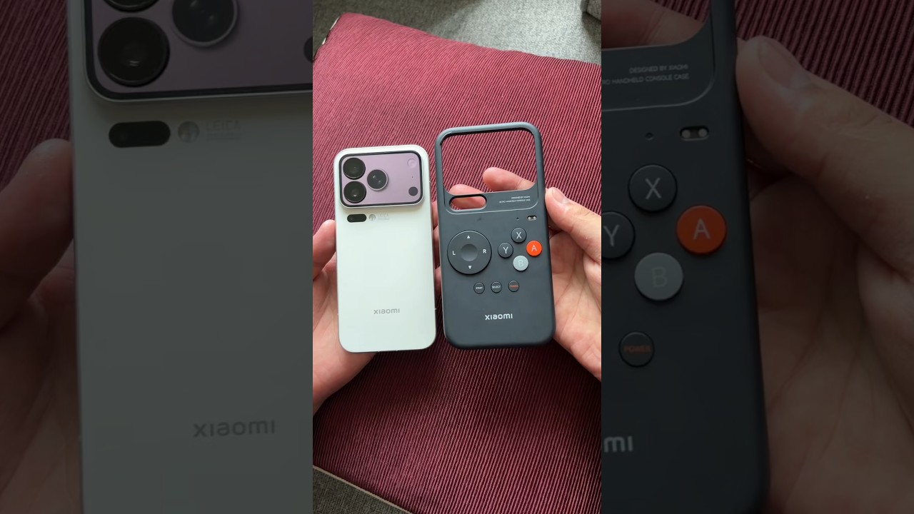 Which genius designed the Xiaomi 17 Pro Max phone to transform the case into a gaming console?