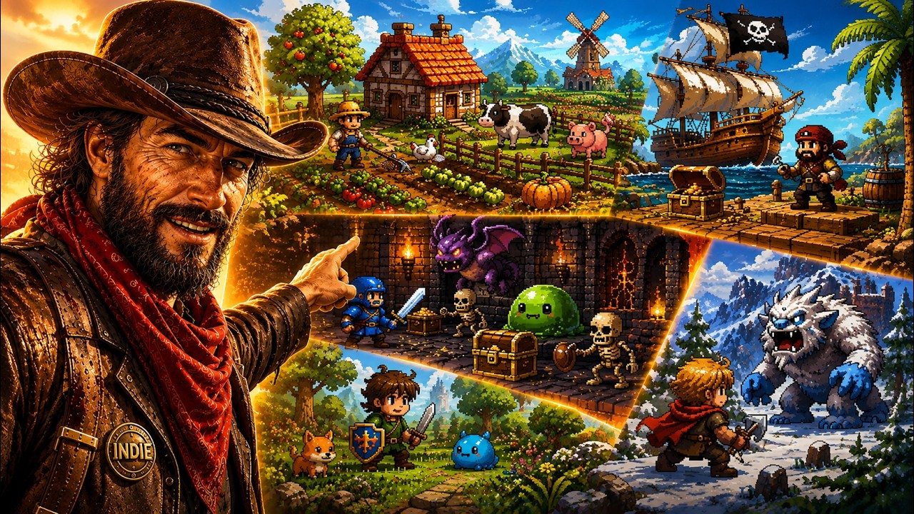 TOP 5 Pixel Art Indie Games the Algorithm Is Sleeping On